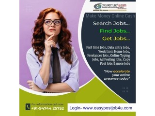 Earn from your home by doing data entry Job.