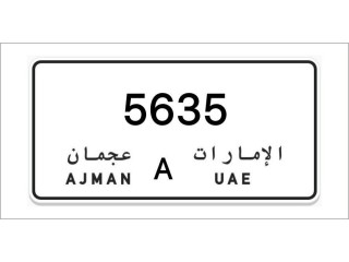 Ajman Number Plates